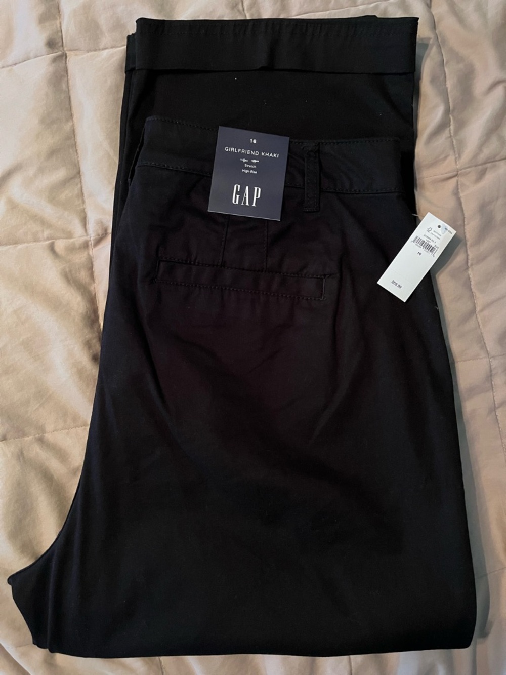 GAP Black Girlfriend Khaki Pant